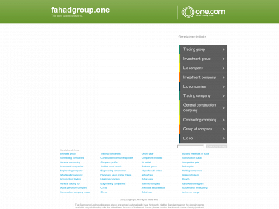 fahadgroup.one snapshot