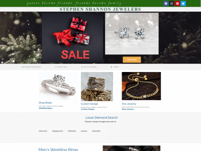 stephenshannonjewelers.com snapshot