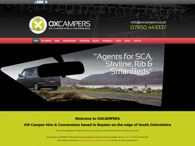oxcampers.co.uk snapshot