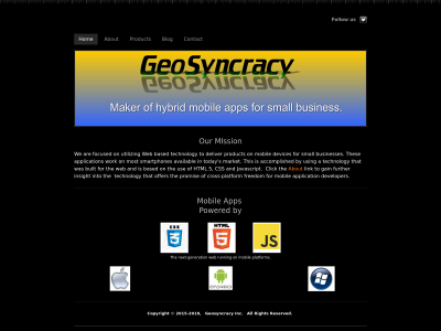 geosyncracy.com snapshot