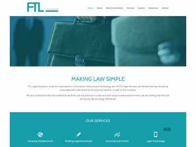 ftl-legal.com snapshot