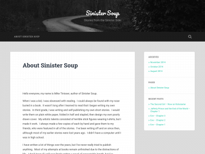 sinistersoup.com snapshot
