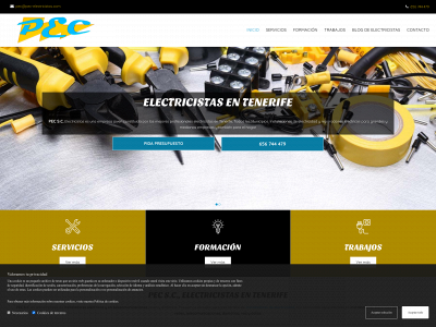 www.pec-electricistas.com snapshot