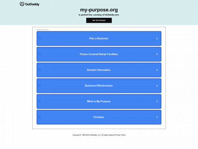 my-purpose.org snapshot