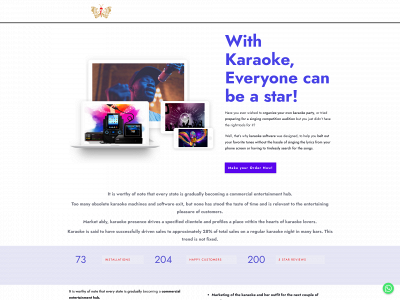 karaokeexperts.com snapshot