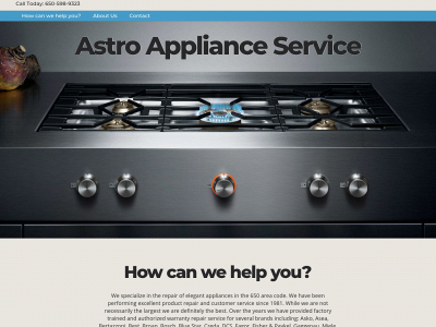 astroapplianceservice.com snapshot