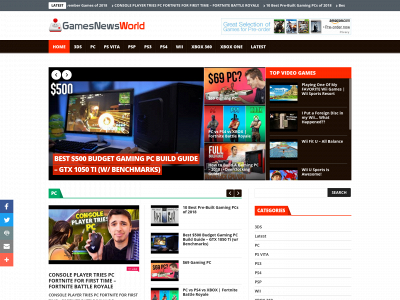 gamesnewsworld.com snapshot