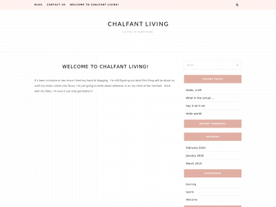 chalfantliving.com snapshot