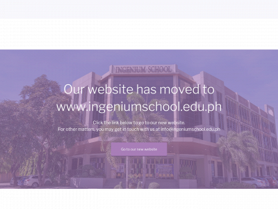 ingeniumschool.org snapshot