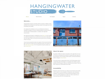 hangingwaterstudio.co.uk snapshot