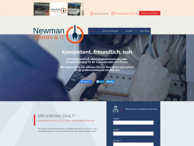 newman-elektro.de snapshot