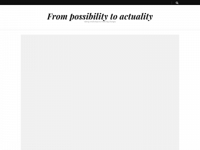 frompossibilitytoactuality.com snapshot