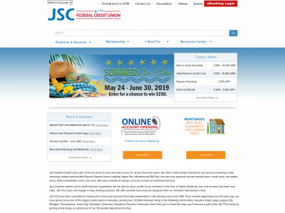 jscfcu.org snapshot