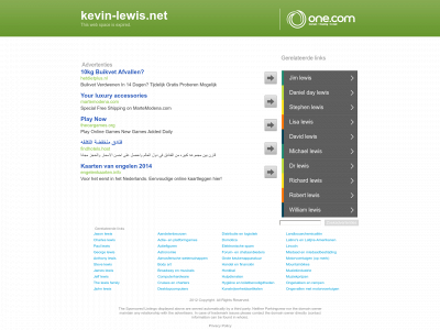 kevin-lewis.net snapshot