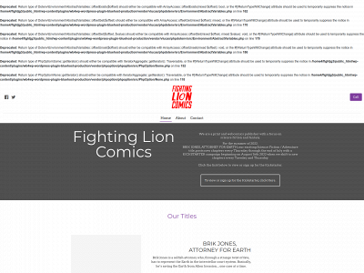 fightinglioncomics.com snapshot