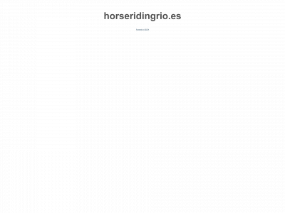 horseridingrio.es snapshot