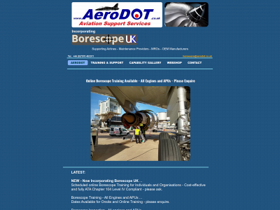 aerodot.co.uk snapshot