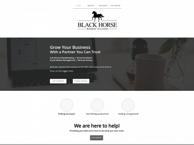 blackhorsebusinesssolutions.com snapshot