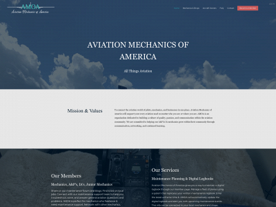 aviationmechanicsofamerica.org snapshot