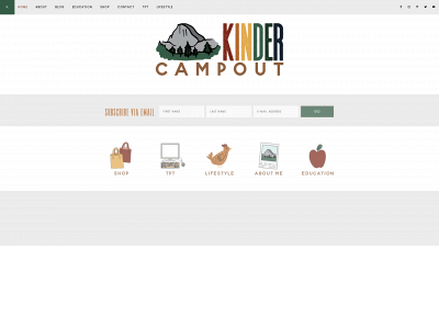 kindercampout.com snapshot