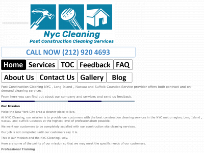 cleaning-nyc.com snapshot