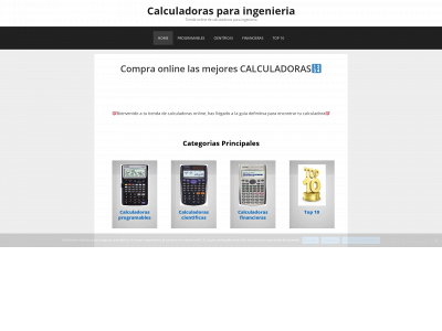 calculadorasparaingenieria.com snapshot