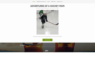 adventuresofahockeymom.com snapshot