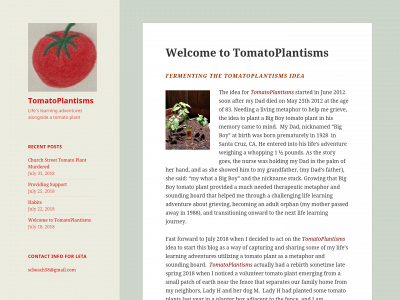 tomatoplantisms.com snapshot