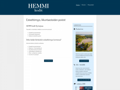 hemmikodit.fi snapshot