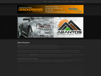 abantos-autoparts.com snapshot