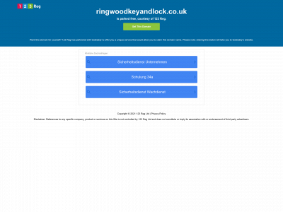 ringwoodkeyandlock.co.uk snapshot