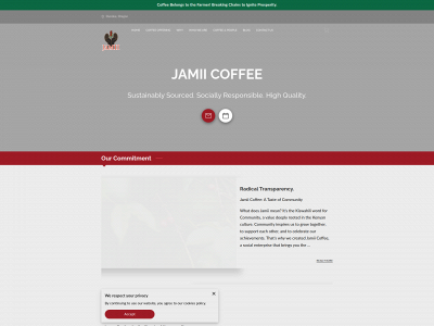 jamiicoffee.com snapshot