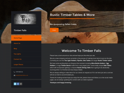 timberfalls.co.uk snapshot
