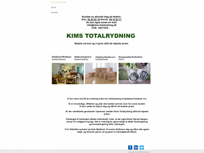 kims-totalrydning.dk snapshot