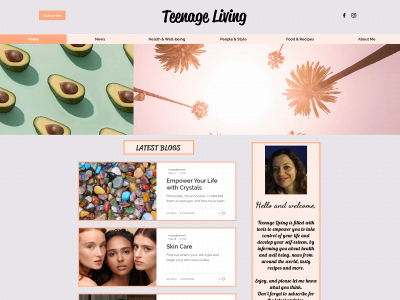 teenageliving.org snapshot