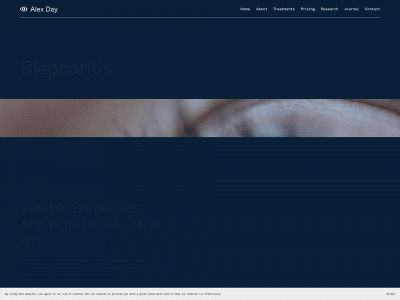 blepharitis.co.uk snapshot
