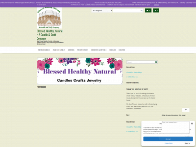 blessedhealthynatural.com snapshot