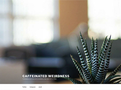 caffeinatedweirdness.com snapshot