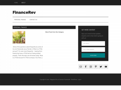financerev.com snapshot