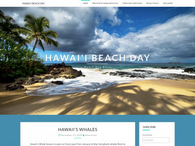 hawaiibeachday.com snapshot