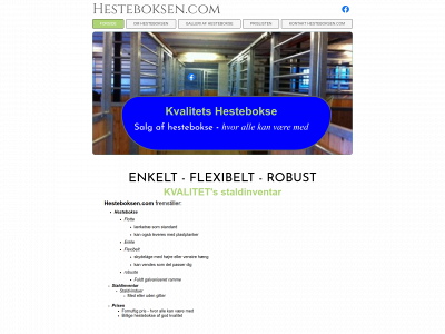 hesteboksen.com snapshot