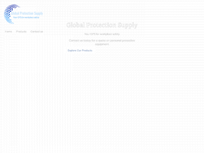 globalprotectionsupply.com snapshot