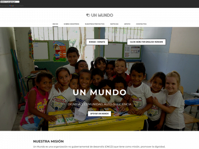 www.unmundo.org snapshot