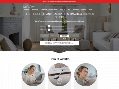 rosemarycleaningservices.com snapshot