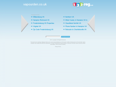 vapourden.co.uk snapshot