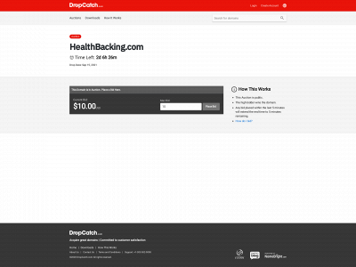 healthbacking.com snapshot