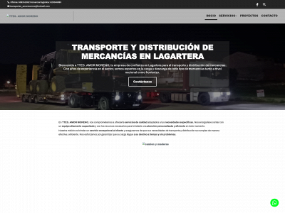 www.transportesamormoreno.es snapshot
