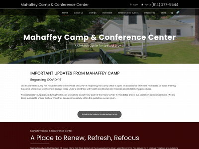 mahaffeycamp.com snapshot