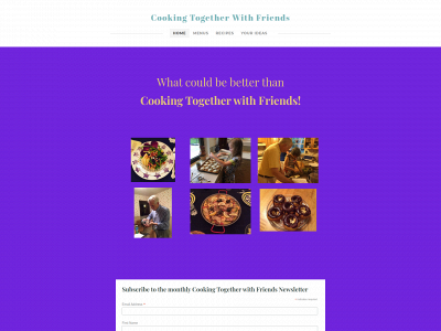www.cookingtogetherwithfriends.com snapshot