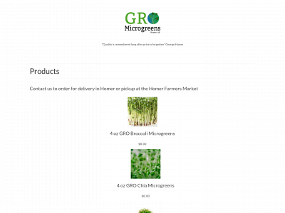 gro-microgreens.com snapshot